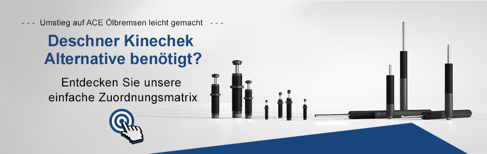 ACE bietet Ersatzprodukte für Deschner, Kinechek und Cushioneer