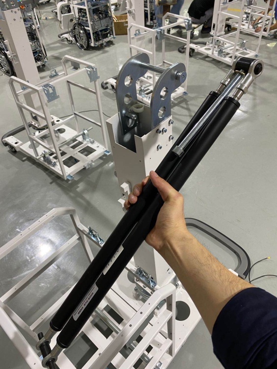 ACE gas traction springs are key components ensuring the compactness and operational safety of the X-ray unit's radiation arm from Wandong.